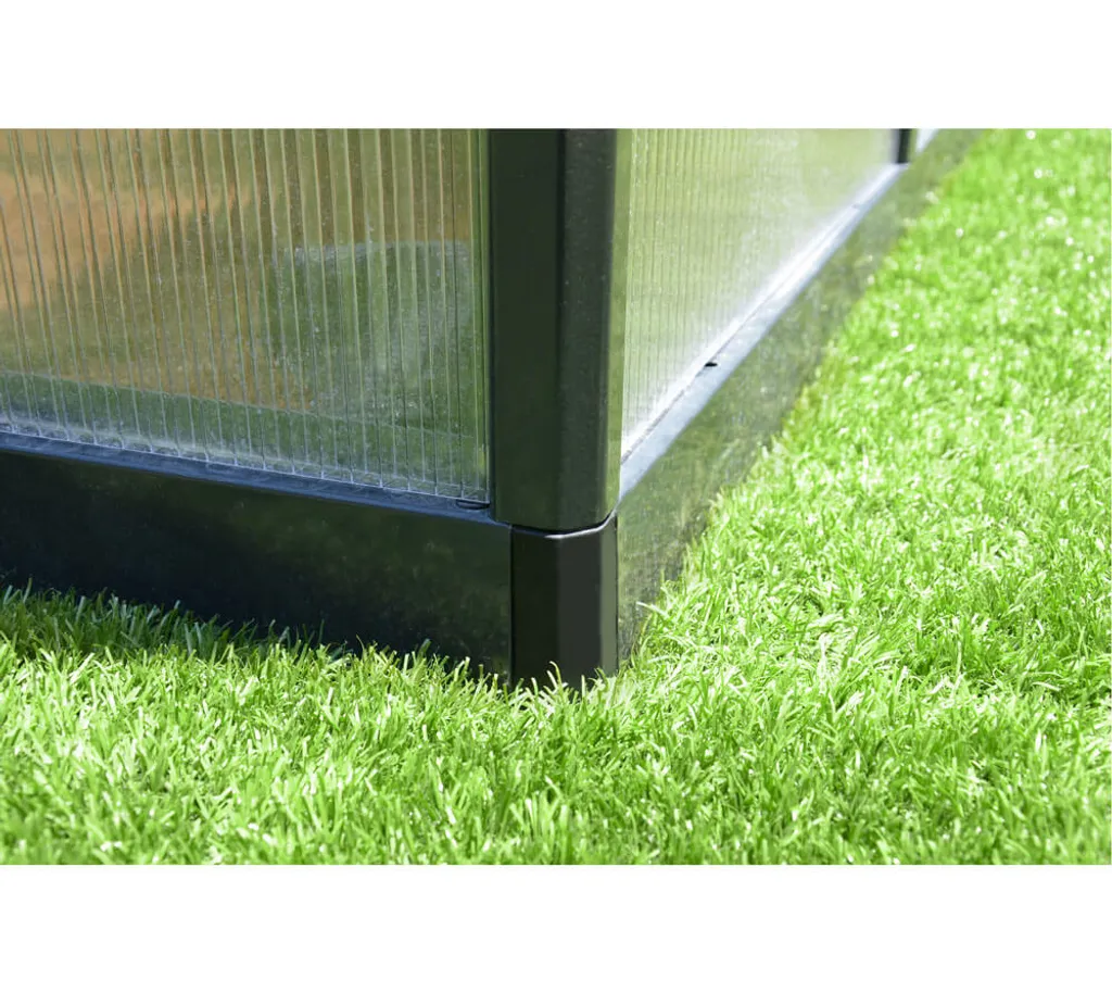 Palram - Canopia Aluminium Gewächshaus Glory 88 | Grau | 244x244x268 Cm 9 Palram - Canopia Aluminium Gewächshaus Glory 88 | Grau | 244x244x268 Cm – Bild 9