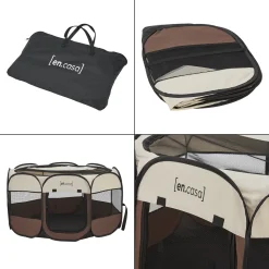 En.casa Hundelaufstall Telford 58 X 114 X 114 Cm Tierlaufstall Für Innen- Und Außenbereich Welpenlaufstall Hundehütte Braun / Cremefarben 10 En.casa Hundelaufstall Telford 58 X 114 X 114 Cm Tierlaufstall Für Innen- Und Außenbereich Welpenlaufstall Hundehütte Braun / Cremefarben -Garten- & Gewächshäuser Geschäft 6054cb575469a499e44675c8e2b07a7d