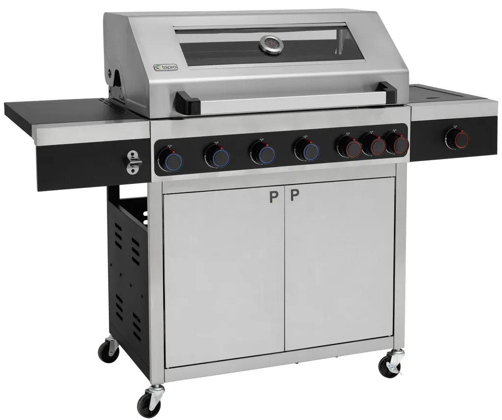 Tepro Edelstahl Gasgrill Keansburg 6 Special Edition, 6-Brenner Inkl. Powerzone Plus Infrarot-Backburner Plus Infrarotseitenbrenner 2 Tepro Edelstahl Gasgrill Keansburg 6 Special Edition, 6-Brenner Inkl. Powerzone Plus Infrarot-Backburner Plus Infrarotseitenbrenner – Bild 2