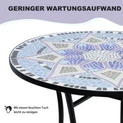 Outsunny Gartentisch Mosaiktisch Balkontisch Beistelltisch Seviertisch Rund Stahl + Keramik Blau + Weiß Ø60 X H71 Cm 12 Outsunny Gartentisch Mosaiktisch Balkontisch Beistelltisch Seviertisch Rund Stahl + Keramik Blau + Weiß Ø60 X H71 Cm -Garten- & Gewächshäuser Geschäft 60b47f95089142aedf55af487f3275fa