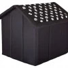 Hobbydog BUDCWL2 R4 Hundehöhle Katzenhöhle Hundebett Katzenbett Hundehaus Schlafplatz Hundekorb Hund Haus Hundehütte Schwarz In Den Pfoten R4: 60 X 55 X 60 Cm
