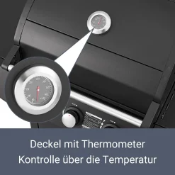 Juskys BBQ Gasgrill Louisiana 8,1 KW Mit 3 Brenner, Grillrost, Deckel Mit Thermometer, Warmhalterost & Seitenablagen – Grillwagen Mit Stahl Korpus 26 Juskys BBQ Gasgrill Louisiana 8,1 KW Mit 3 Brenner, Grillrost, Deckel Mit Thermometer, Warmhalterost & Seitenablagen – Grillwagen Mit Stahl Korpus -Garten- & Gewächshäuser Geschäft 61106c3cf5c22a1d1a2a6d77a4c0d6a0