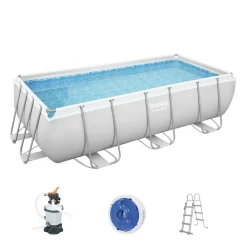 Bestway Power Steel Frame Rectangular Pool Set 56442 404 X 201 X100 Cm -Garten- & Gewächshäuser Geschäft 614282c7dc50f904f165f7135f3f732b