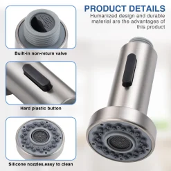 Homelody Brausekopf Wasserhahn Küche 2 Strahlarten Ersatzbrausekopf Handbrause Wasserhahn Brause Küchenbrause Brausekopf Küche Spültischbrause Matt 10 Homelody Brausekopf Wasserhahn Küche 2 Strahlarten Ersatzbrausekopf Handbrause Wasserhahn Brause Küchenbrause Brausekopf Küche Spültischbrause Matt -Garten- & Gewächshäuser Geschäft 6149dc23b2e1b073091c3b579ae377ae