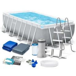 INTEX Prism Frame Swimmingpool-Set Rechteckig 488x244x107 Cm 26792GN -Garten- & Gewächshäuser Geschäft 616dc495c40eb5546281503c82ab9a62 6