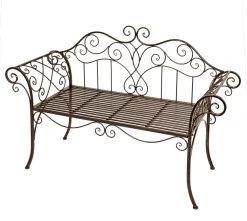 Garden Pleasure Metall Garten Bank Sitzbank Parkbank Terrasse Rost Antik Optik -Garten- & Gewächshäuser Geschäft 6188c31a962cf9f192cb6898e111d159