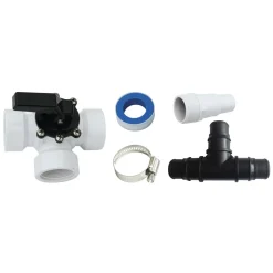 Steinbach Group Intex Bypass-Set Für 38mm Schwimmbadschlauch 3-Wege-Ventil, T-Stück, Schlauchtüllen, Schlauchklemmen Teflonband