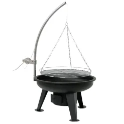 BBQ-Toro Schwenkgrill Mit Grillrost Ø 64 Cm | Holzkohlegrill, Feuerschale
