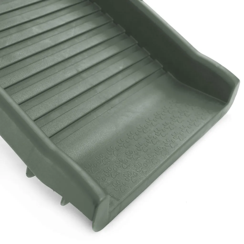 Carparts Online GmbH Auto Hunderampe Einstieghilfe Anti Rutsch Klappbar Olivgrün 155x40cm Bis 90Kg 3 Carparts Online GmbH Auto Hunderampe Einstieghilfe Anti Rutsch Klappbar Olivgrün 155x40cm Bis 90Kg – Bild 3