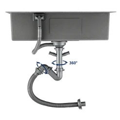 Lonheo Edelstahl Küchenspüle 68 X 45 Cm Einbauspüle, Große Küchenspülbecken Für Ab 70cm Unterschrank, Edelstahlspüle, Inkl. Seifenspender, Abtropfkorb/ Dunkelgrau -Garten- & Gewächshäuser Geschäft 61bd5bc1a669a11dae55d72b08ca7abc