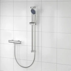 Aihom Thermostat Armatur Brausethermostat Brausearmatur Brausemischer Thermostat Mischbatterie Mit 38 °C Sicherheitstaste，ufputz Duschthermostat Mischbatterie Dusche Für Bad, Chrom -Garten- & Gewächshäuser Geschäft 61bf3b09609cabf6c6849c6c2399cae7