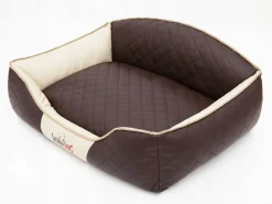 Hobbydog Haustierbett Katzenbett Hundematratze Hundekissen 110x85x30 Braun Beige Collie Cocker Spaniel Lowland Schäferhund Boxer German Schäferhund Labrador Pudel