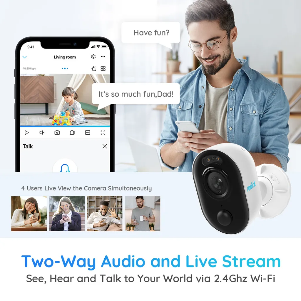 Reolink Lumus 1080P WLAN IP Überwachungskamera Außen Mit Spotlight, IR-Nachtsicht, Sirene Alarm, 2-Wege-Audio, PIR Bewegungserkennung, 128 Micro SD-Kartenslot, Cloudspeicherung, Weiß 16 Reolink Lumus 1080P WLAN IP Überwachungskamera Außen Mit Spotlight, IR-Nachtsicht, Sirene Alarm, 2-Wege-Audio, PIR Bewegungserkennung, 128 Micro SD-Kartenslot, Cloudspeicherung, Weiß – Bild 16