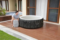 Bestway® LAY-Z-SPA® LED-Whirlpool Hollywood AirJet™ 196 X 66 Cm, Rund -Garten- & Gewächshäuser Geschäft 628520958c6f929f4b07c8cb947bda24