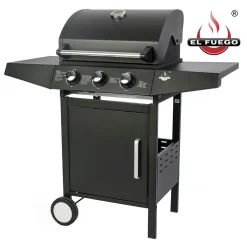 EL FUEGO Gasgrill "San Angelo" 3-Brenner -Garten- & Gewächshäuser Geschäft 6290f50d4af53fd9c15d242baa6f70f3