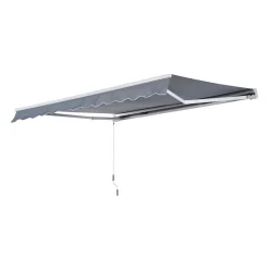 Outsunny Markise Gelenkarmmarkise Sonnenschutz 3,5x2,5m Mit Handkurbel Grau Alu+Polyester 14 Outsunny Markise Gelenkarmmarkise Sonnenschutz 3,5x2,5m Mit Handkurbel Grau Alu+Polyester -Garten- & Gewächshäuser Geschäft 62a0e5ced42d52355d9a61d8bb18884d