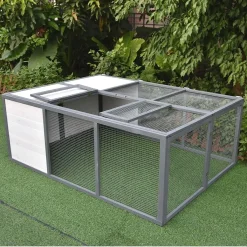 Mucola Freigehege Freilaufgehege Faltbar Hasen Kaninchen Meerschweinchen Gehege Ausbruchsperre Kleintierstall Hasenstall Käfig Freilauf