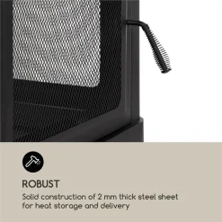 Blumfeldt Macondo Feuerstelle Feuerschale 35x35cm Holzfach Stahl Schwarz -Garten- & Gewächshäuser Geschäft 631e0d7a053e20fbec4e2282b4d18cc3