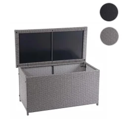 Mendler Poly-Rattan Kissenbox HWC-D88, Gartentruhe Auflagenbox Truhe Basic Grau, 51x100x50cm 170l 13 Mendler Poly-Rattan Kissenbox HWC-D88, Gartentruhe Auflagenbox Truhe Basic Grau, 51x100x50cm 170l -Garten- & Gewächshäuser Geschäft 6367c82bf59a0d8aa7111cb03f67d6c7