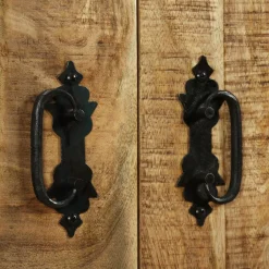 VidaXL Kommode Mit 2 Schubladen Und 1 Schrankfach Mangoholz -Garten- & Gewächshäuser Geschäft 636e764a29f15adeeedd532f4b9c4b5b