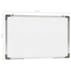 VidaXL Magnetisches Whiteboard Weiß 50 X 35 Cm Stahl -Garten- & Gewächshäuser Geschäft 638ec4bdf3443778f611b2605f957bb6