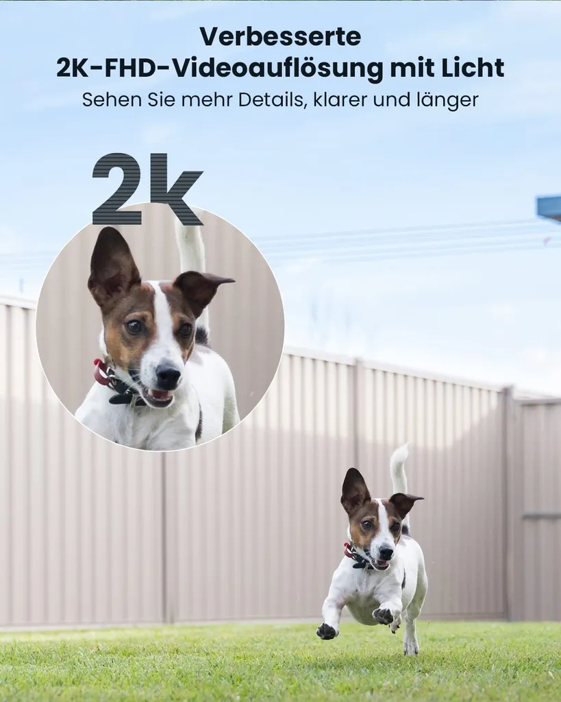 IeGeek 2K Solar Überwachungskamera Aussen Akku, Wlan Kamera Outdoor Mit Farbnachtsicht, 130°-Weitwinkelkamera, PIR Bewegungsmelder, 2-Wege Audio, Arbeit Mit Alexa, Cloud/SD Storage, IP65 2 IeGeek 2K Solar Überwachungskamera Aussen Akku, Wlan Kamera Outdoor Mit Farbnachtsicht, 130°-Weitwinkelkamera, PIR Bewegungsmelder, 2-Wege Audio, Arbeit Mit Alexa, Cloud/SD Storage, IP65 – Bild 2