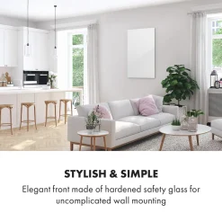 Klarstein Crystal Wall Infrarotheizung Elektroheizung Heizstrahler , 100 X 60 Cm , 600 Watt , Wandinstallation , Automatische Abschaltfunktion , Gehärtetes Sicherheitsglas , Thermostat , Wochentimer , Schutzart: IP54 , Weiß 10 Klarstein Crystal Wall Infrarotheizung Elektroheizung Heizstrahler , 100 X 60 Cm , 600 Watt , Wandinstallation , Automatische Abschaltfunktion , Gehärtetes Sicherheitsglas , Thermostat , Wochentimer , Schutzart: IP54 , Weiß -Garten- & Gewächshäuser Geschäft 6397822e64dcde02a01beb18f356d928