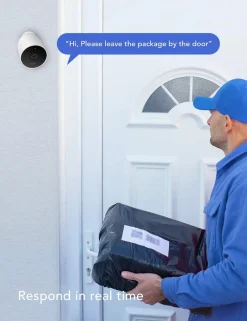 Nooie Überwachungskamera Aussen WLAN Kamera 1080P Outdoor IP66 Wasserdichte Mit PIR Bewegungserkennung Infrarot Nachtsicht Zwei-Wege-Audio Kompatibel Mit Alexa, Aktivitätsalarm -Garten- & Gewächshäuser Geschäft 639e904f2641406cfbc3a61f77f79d83