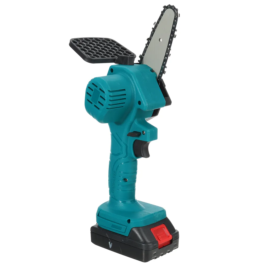 AUDEW 4-Zoll Akku Kettensäge 800W Motorkettensäge Mini Einhandsäge Mit 2 Akkus Und Ladegerät, 18V DE 4 AUDEW 4-Zoll Akku Kettensäge 800W Motorkettensäge Mini Einhandsäge Mit 2 Akkus Und Ladegerät, 18V DE – Bild 4