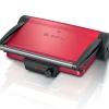 Bosch TCG4104 Rot/anthrazit Kontaktgrill, Stufenloses Thermostat,Grill,Aluminium