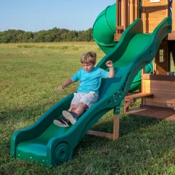 Backyard Discovery Cedar Cove Spielturm Aus Holz | XXL Spielhaus Für Kinder Mit Rutsche, Schaukel, Kletterwand & Aussichtsplattform | Stelzenhaus Für Den Garten -Garten- & Gewächshäuser Geschäft 640d2be197c121e710117db3e76ca56f