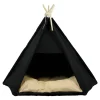 Pettimania Tipi/Zelt/Höhle Schwarz Für Hunde, UVP 29,99 EUR, NEU