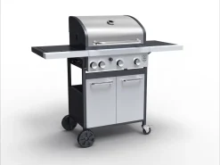 Tepro Gasgrill Rosedale, 3-Brenner Mit Seitenkocher, Max. 12,8 Kw, Grillfläche: 53 X 40 Cm -Garten- & Gewächshäuser Geschäft 6428ac3987ad483a203bc2348fbaac21