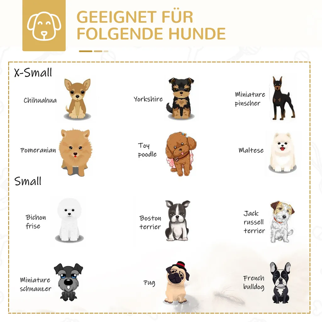 PawHut Hundekäfig Mit Toilette Tablett Hundebox Mit 2 Türen Für Kleine Hunde Tierkäfig Innen Zuhause Stahl Kaffee 111 X 54 X 61 Cm 7 PawHut Hundekäfig Mit Toilette Tablett Hundebox Mit 2 Türen Für Kleine Hunde Tierkäfig Innen Zuhause Stahl Kaffee 111 X 54 X 61 Cm – Bild 7