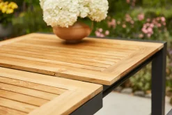 Siena Garden Zurigo Auszietisch 180/240x90cm Teakholz / Anthrazit -Garten- & Gewächshäuser Geschäft 64a3fd7958370a10737406d857f249a2