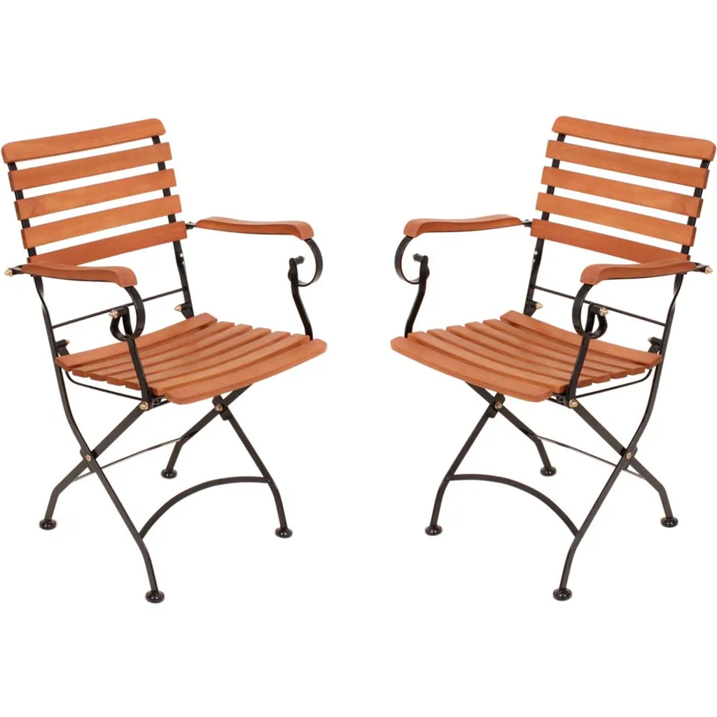 Garden Pleasure Klapparmstuhl WIEN, 2er Set 1 Garden Pleasure Klapparmstuhl WIEN, 2er Set