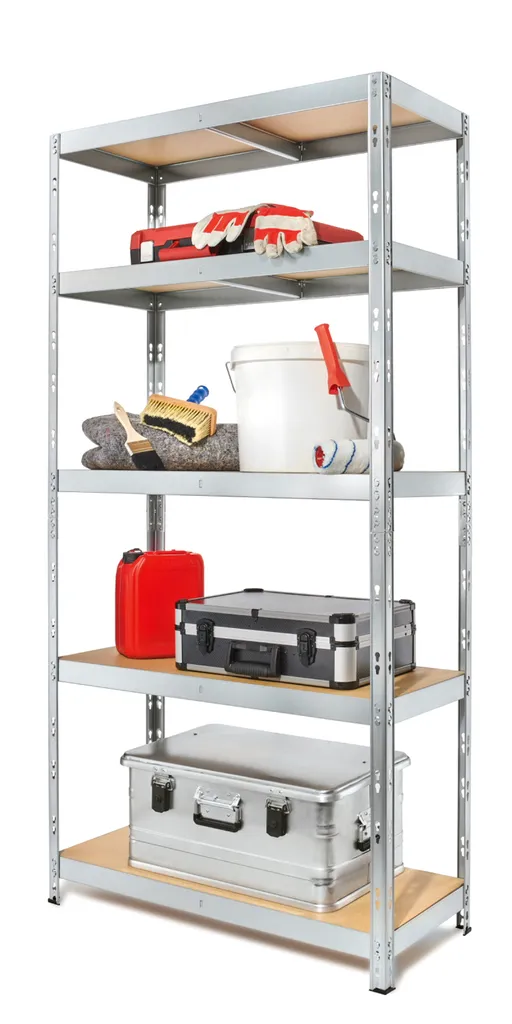 PARKSIDE Schwerlastregal Mit 5 Böden 90x180x40 Cm Steckregal Regal Kellerregal 1 PARKSIDE Schwerlastregal Mit 5 Böden 90x180x40 Cm Steckregal Regal Kellerregal