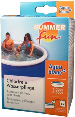 SUMMER FUN Aquablanc+ - Chlorfreie Wasserpflege - 0,38 Kg -Garten- & Gewächshäuser Geschäft 6534b6dfc146680621d7e7a7a216c557