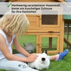 Kaninchen-Villa Hasenstall Haupthaus Mit Kuschelplatz Für Ihre Hasen - Unten Viel Auslauf Für Kleintiere Hasen Kaninchen Meerschweinchen Stall Mit Freilauf - Gehege Zooprinz Hasenhaus 12 Kaninchen-Villa Hasenstall Haupthaus Mit Kuschelplatz Für Ihre Hasen - Unten Viel Auslauf Für Kleintiere Hasen Kaninchen Meerschweinchen Stall Mit Freilauf - Gehege Zooprinz Hasenhaus -Garten- & Gewächshäuser Geschäft 655d7754ec13315dfa3efa18fa7f4959