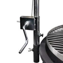 Druline Ø 60 Cm Schwenkgrill Aus Edelstahl - Feuerschale Mit Galgen Aufhängung Feuerkorb - Seilzug Mit Kurbel - BBQ Grill Rost Dreibein Feuer Schale Rundgrill Holzkohlegrill Standgrill Grillwagen, Schwarz -Garten- & Gewächshäuser Geschäft 656c8e8c3303909fc1c6c1925a10400d