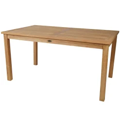 KMH® TEAK Gartentisch Rechteckig 150*90cm
