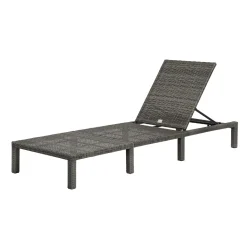 SVITA PEACH Gartenliege Sonnenliege Relaxliege Polsterauflage Klappbar Polyrattan Grau -Garten- & Gewächshäuser Geschäft 65cc4e1b774bd9d93e00bb527383bbb4