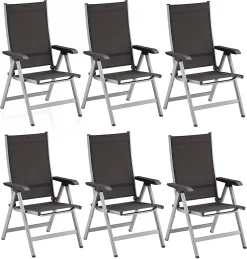 Kettler Basic Plus Klappsessel - 6er Set