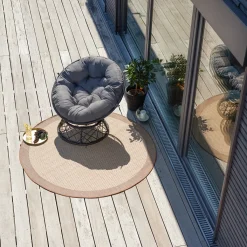 Tectake Rattansessel Gargano Drehbar - Schwarz -Garten- & Gewächshäuser Geschäft 65d62be44675a7b572462a5659609010