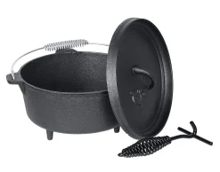 El Fuego Dutch Oven Schwarz Kasan Gusseisen Mit Deckelheber 8,46 Liter (AY463) -Garten- & Gewächshäuser Geschäft 65da0792011328c265f9a029cb14056f