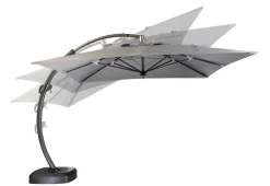 Scalant Sonnenschirm Sun 350 | Maße: 3,5 X 3,5 M | Ampelschirm | 12m² Schatten, Gastroschirm, LED 12 Scalant Sonnenschirm Sun 350 | Maße: 3,5 X 3,5 M | Ampelschirm | 12m² Schatten, Gastroschirm, LED -Garten- & Gewächshäuser Geschäft 65e1451cd425f656c28ac473ad99c55d