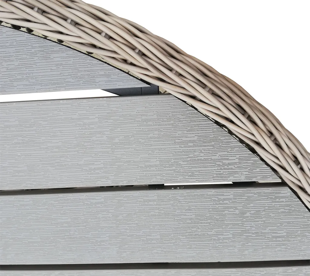 KMH® Tisch *BOBO* 130 Cm Grau/natur 2 KMH® Tisch *BOBO* 130 Cm Grau/natur – Bild 2