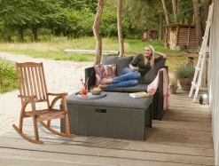 Merxx Schaukelstuhl Eukalyptus Natur 100 Cm X 58 Cm X 118 Cm -Garten- & Gewächshäuser Geschäft 66181ff4ca04291f5190a8877a7985e2