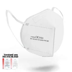 Chuanglanou Atemschutzmaske FFP2 NR Maske - Schutzmaske 25 Stück WEIß