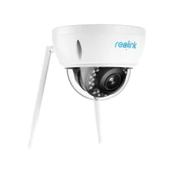 Reolink 5MP WLAN IP Überwachungskamera Aussen, 2,4/5 GHz WiFi Mit Personen-/Fahrzeugerkennung, 5X Optischem Zoom, 30m Nachtsicht, IK10 Vandalensicher, Zeitraffer, Dome Kamera Ohne PT, RLC-542WA